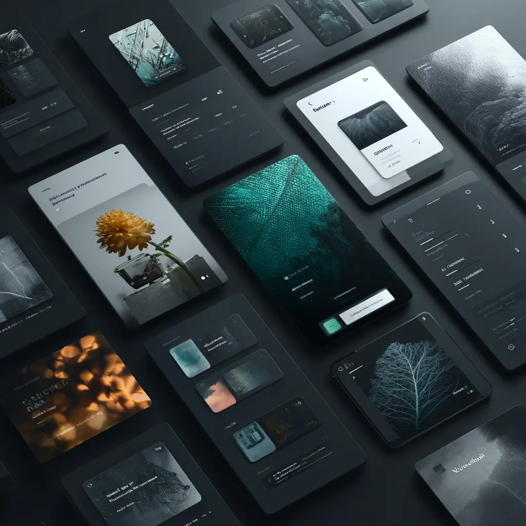 Premium UX/UI design showcase — modern SaaS, AI, and tech interfaces by Luna UI Design Studio