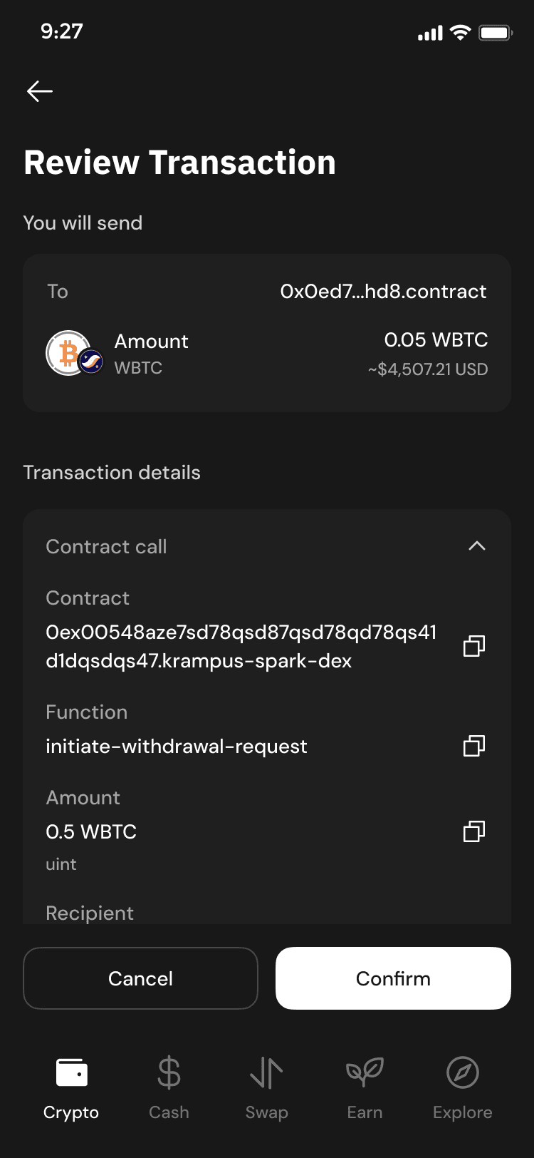 ~ crypto trading app – components ~