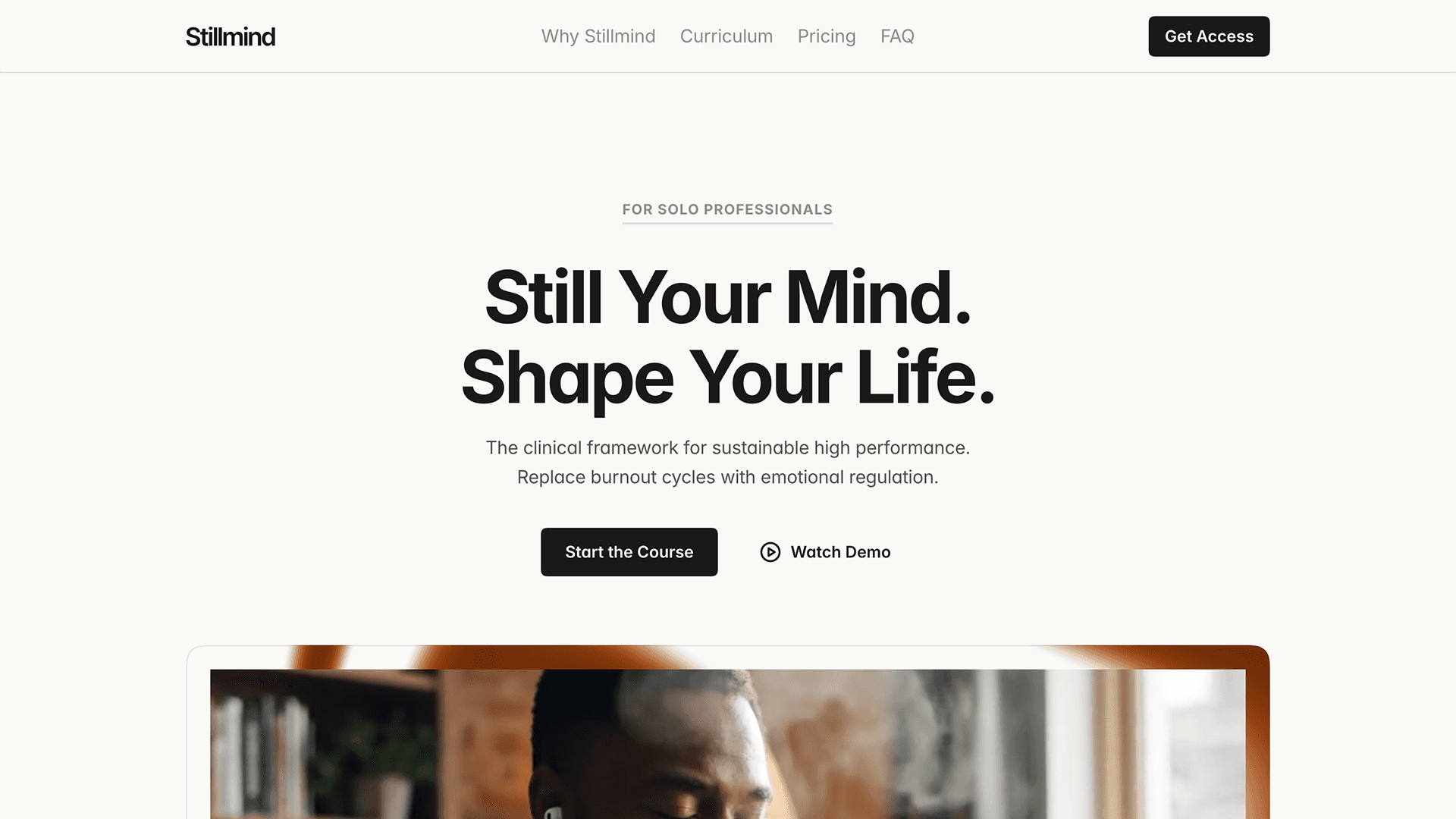 Stillmind Framer template