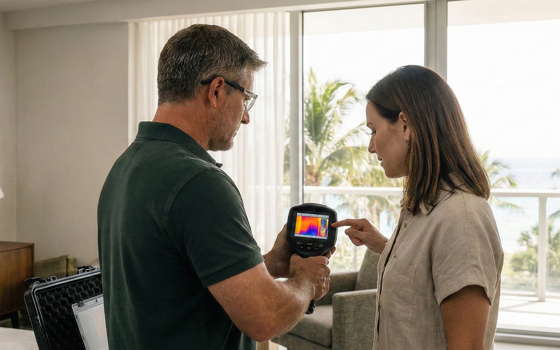 Inspector with agent