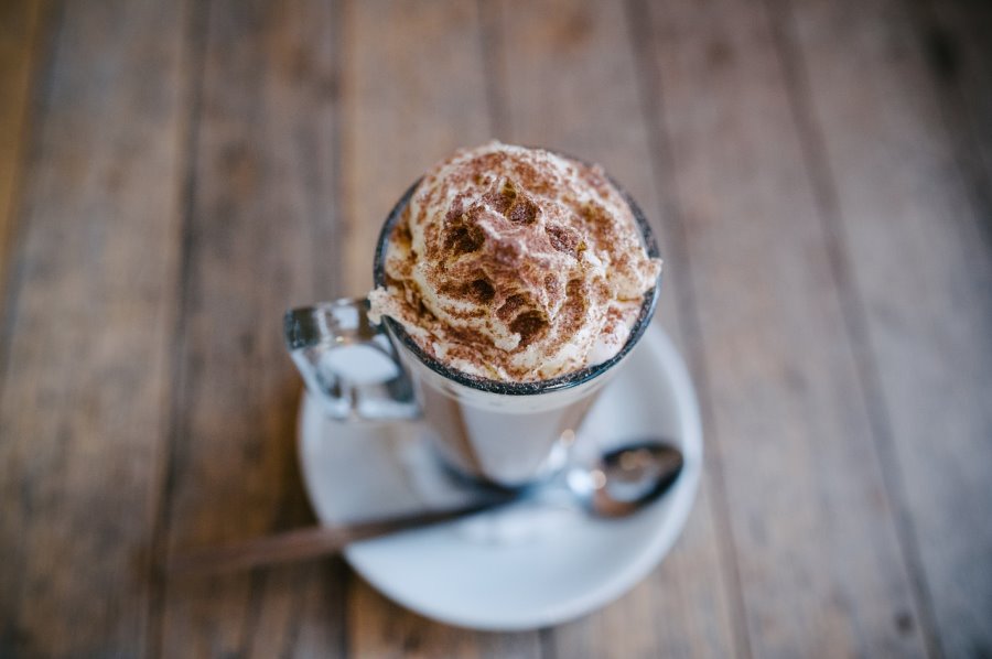 Caffè con panna