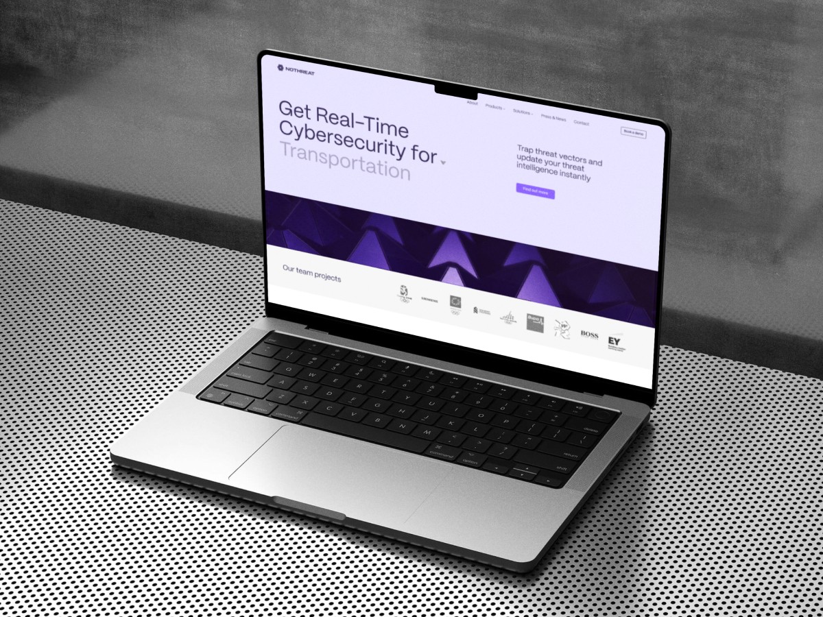 An example of the NoThreat.io website interfaces developed by Codeska