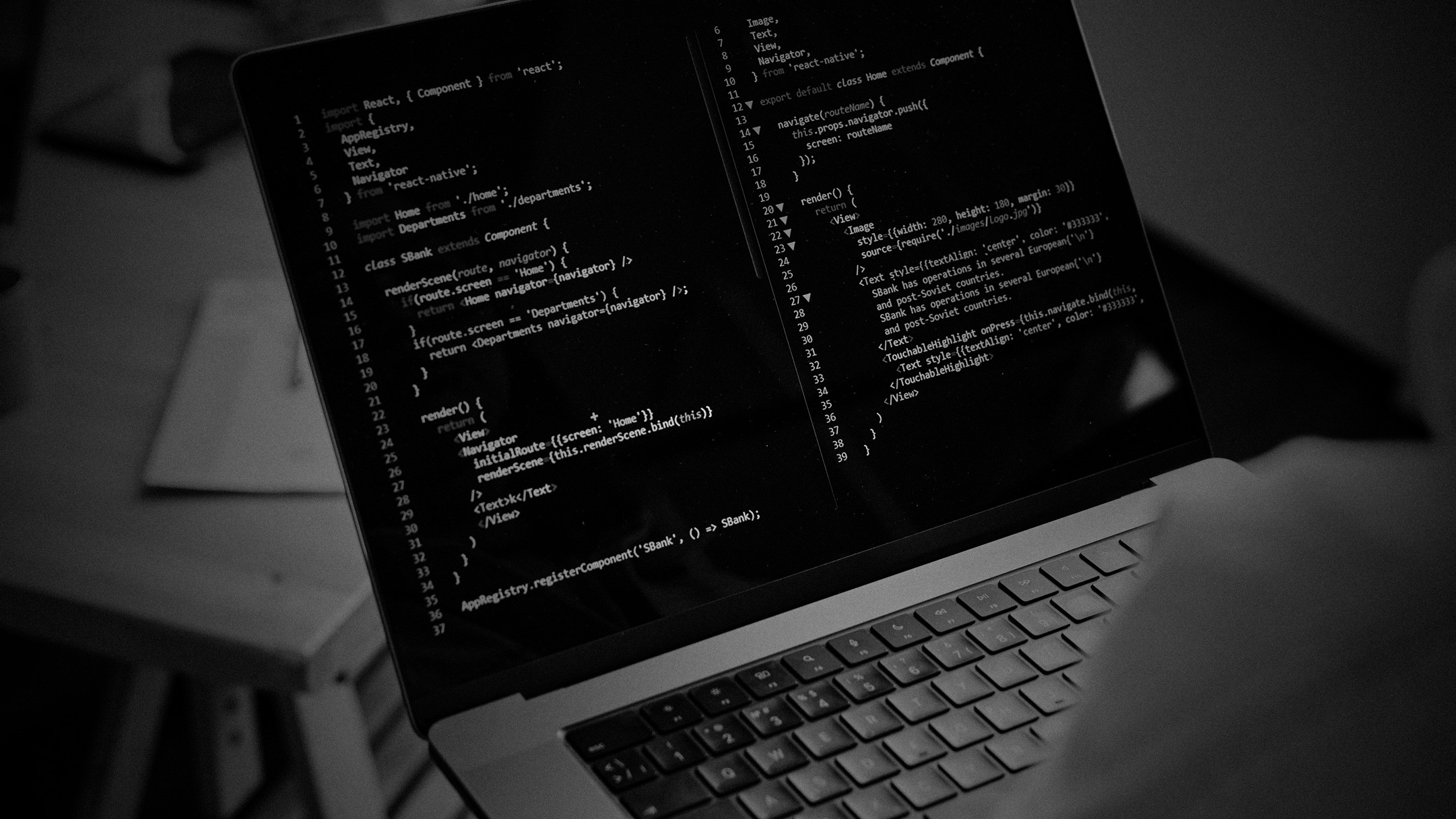 People celebrating, red stickers floating in the air