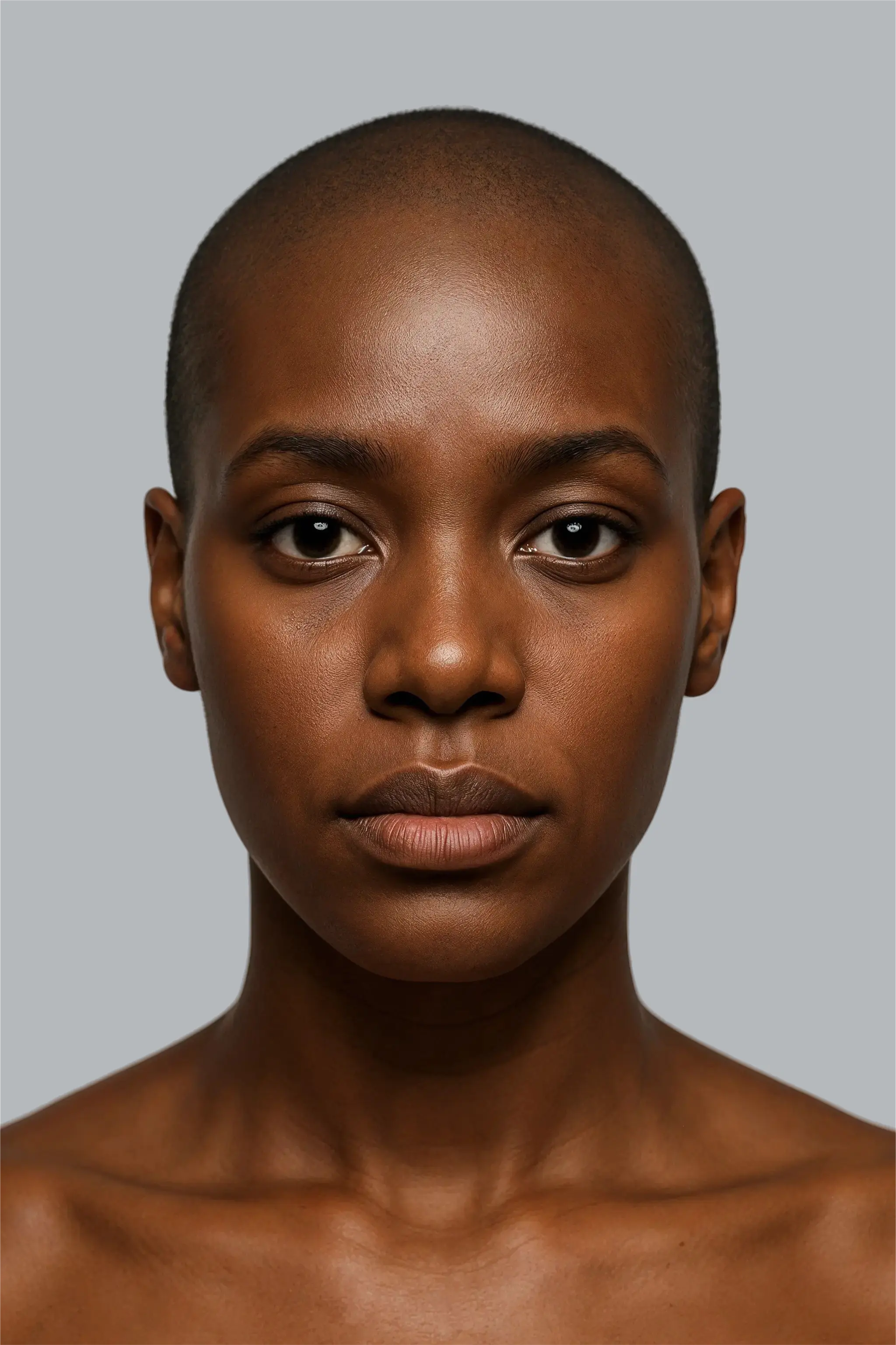 Facial proportion analysis diagram