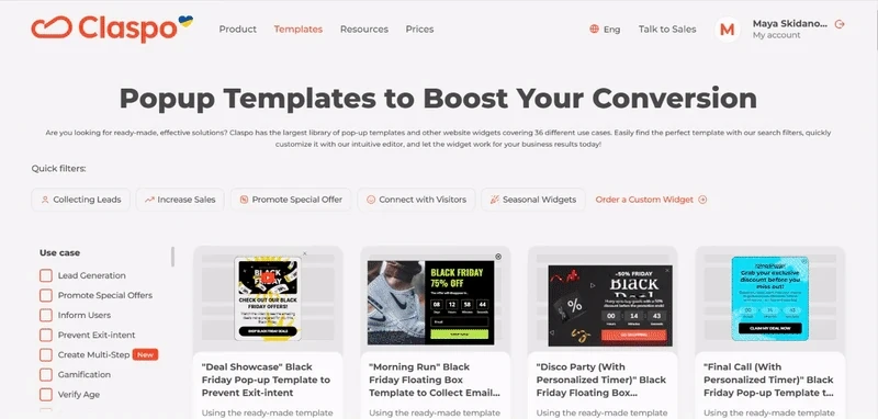 Popup-Templates-Claspo