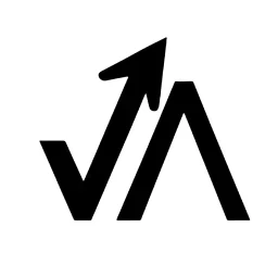 The check symbol in the shape of a V on a white background, along with the inverted V symbol that forms an 'A', represents Void Analytics.