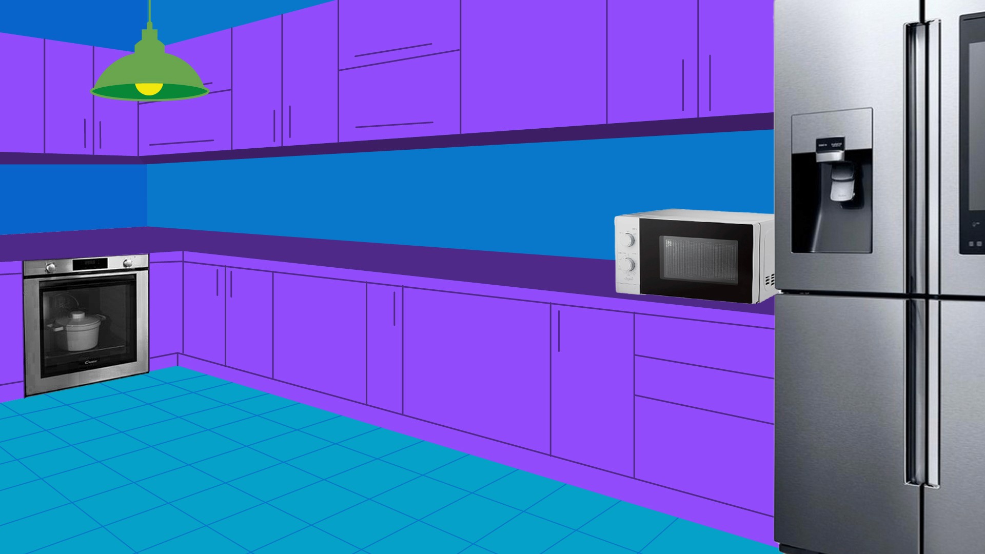 Kitchen screen Carambole