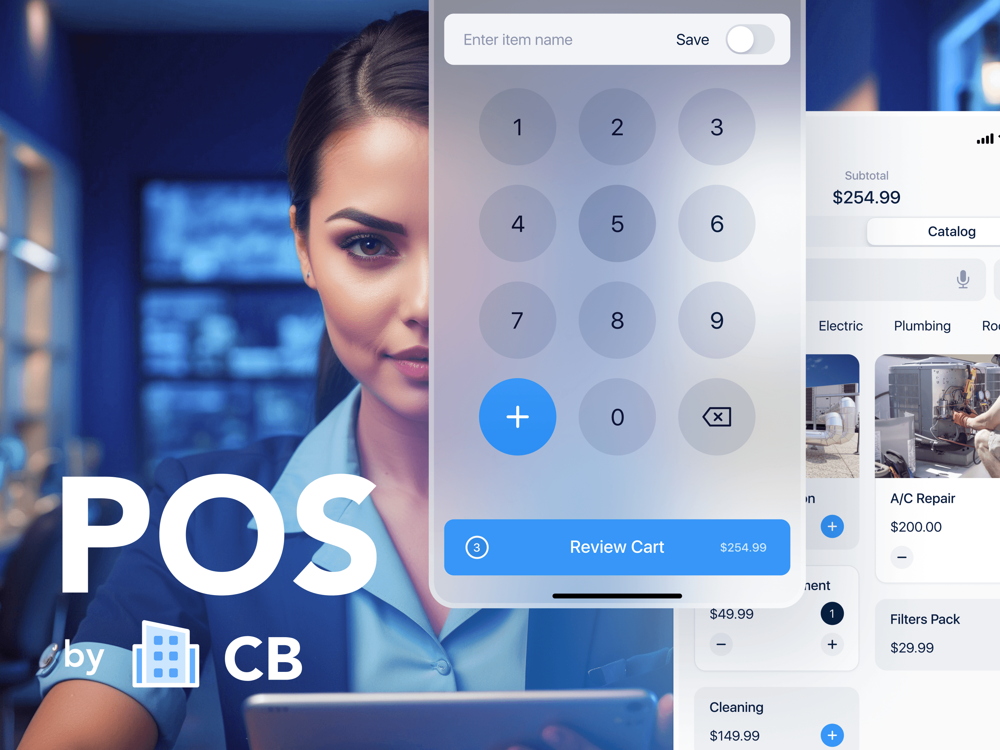 Powerful Point of Sales. Run your business effortlessly — manage sales, track inventory, and take payments wherever you are.