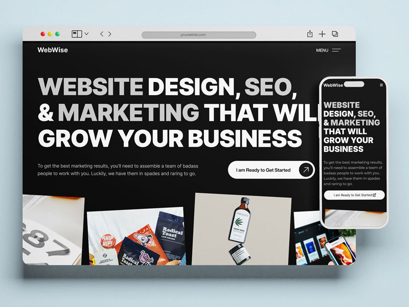 WebWise ghl agency website template 