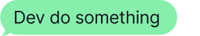 Message bubble