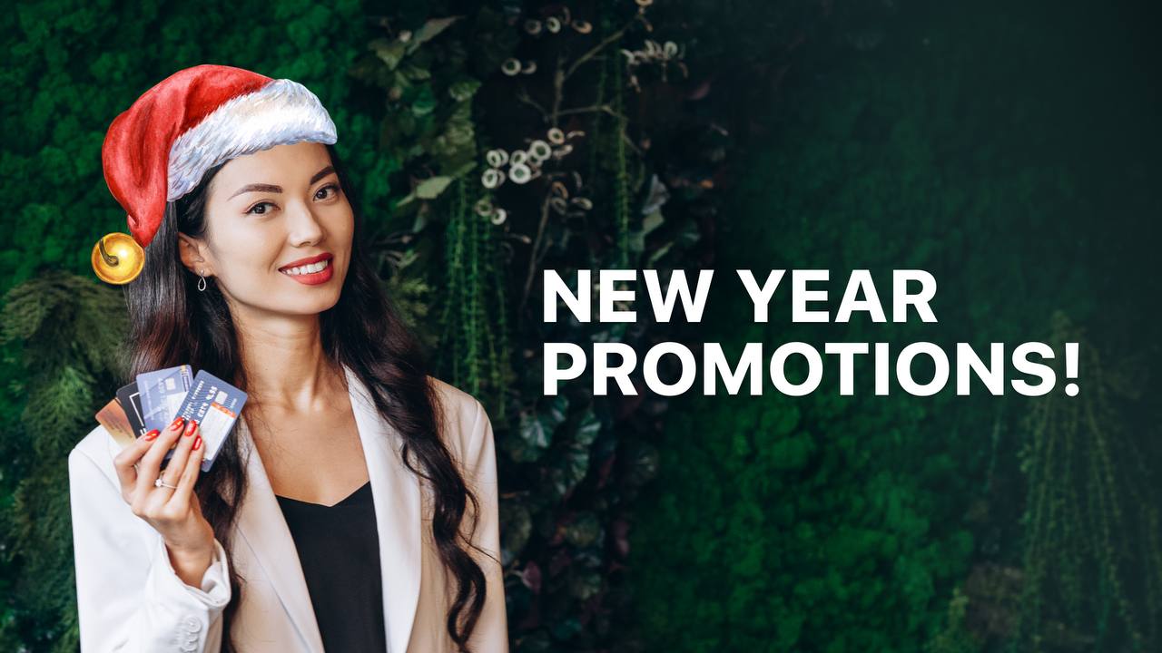 New Year promotions until the end of December!