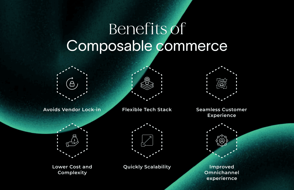 Sechs Vorteile von Composable Commerce, von keinem Vendor-Lock-in bis zu besserem Omnichannel-Erlebnis
