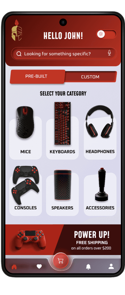 Home Screen-Pre-built