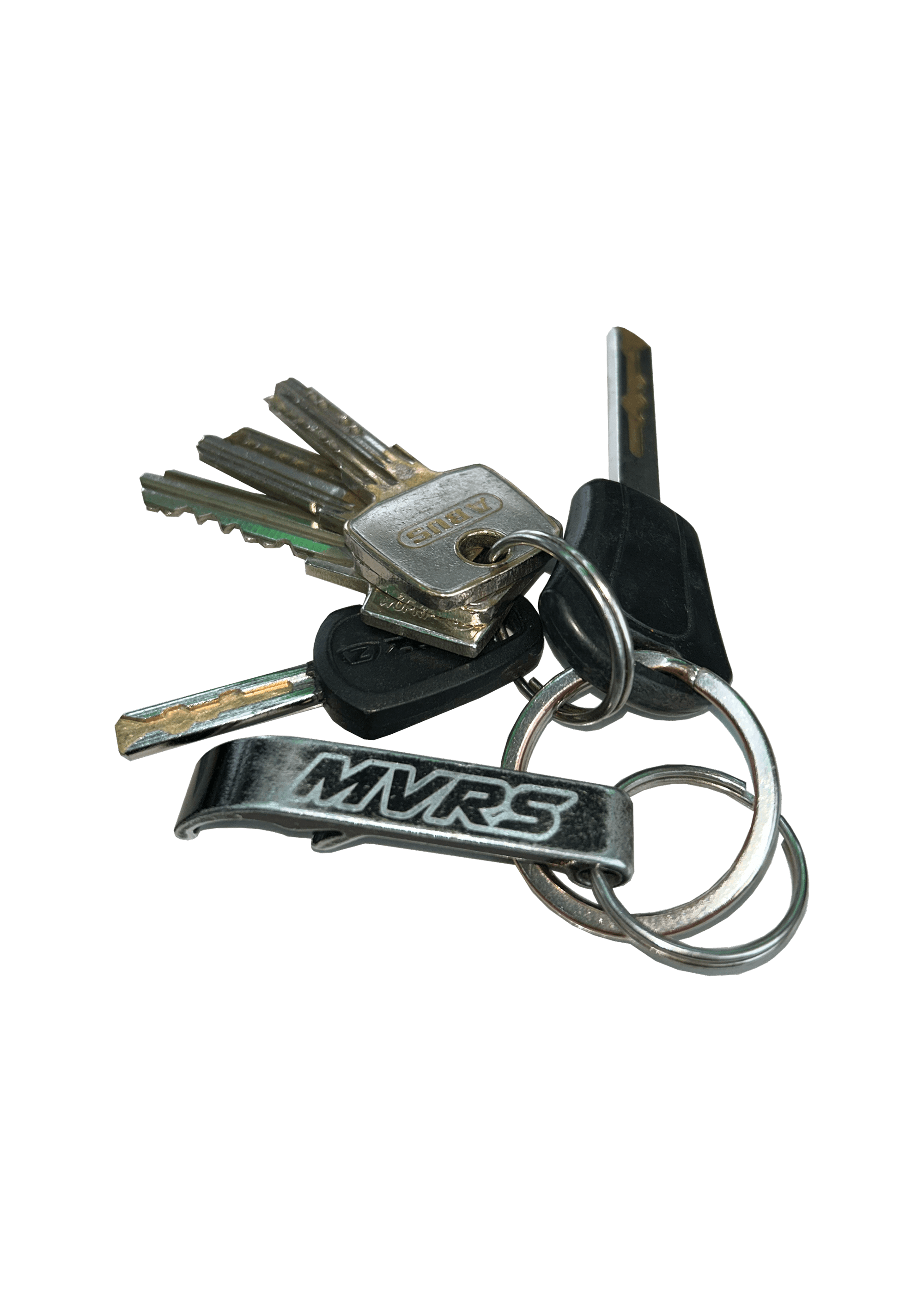 keychain with movers bottle opener