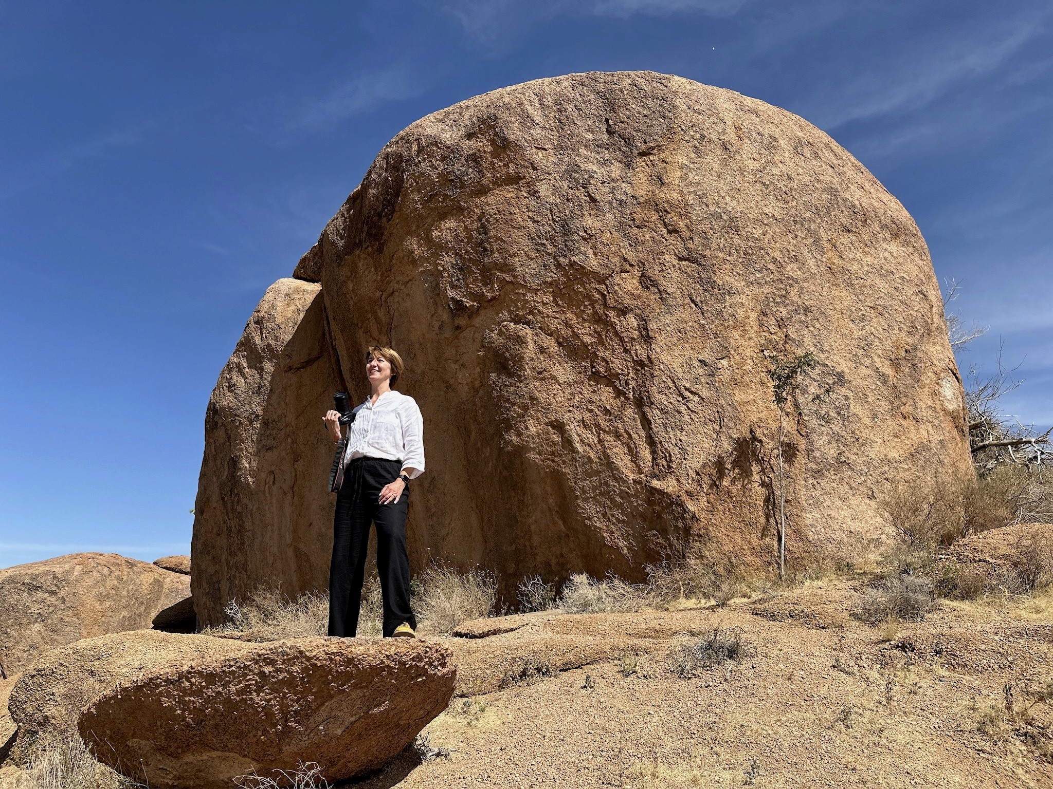 Africa Film Fixers scouting location in the Damarland Namibia