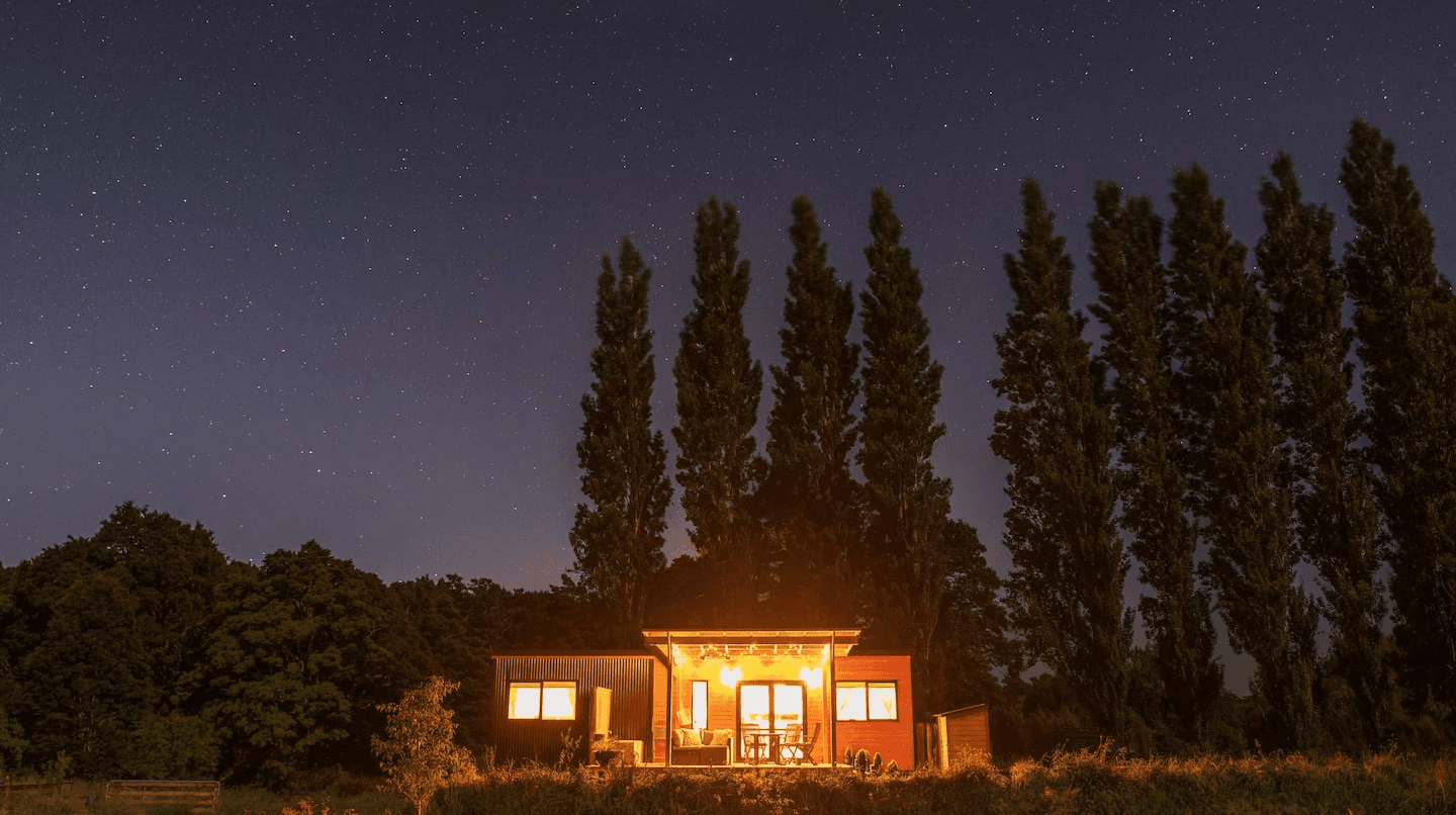 Ranagataua Kowhai Tiny Home - Exterior