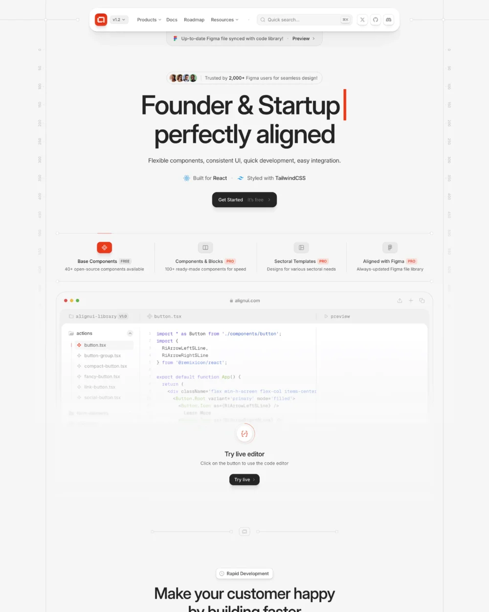 Align UI
