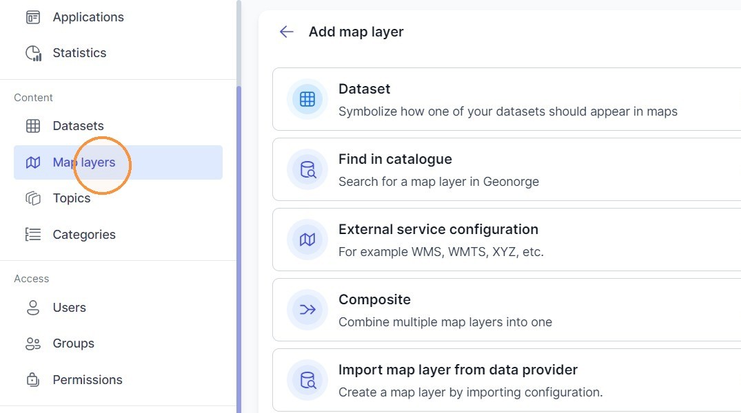 Steg 3: Klikk "Map layers".