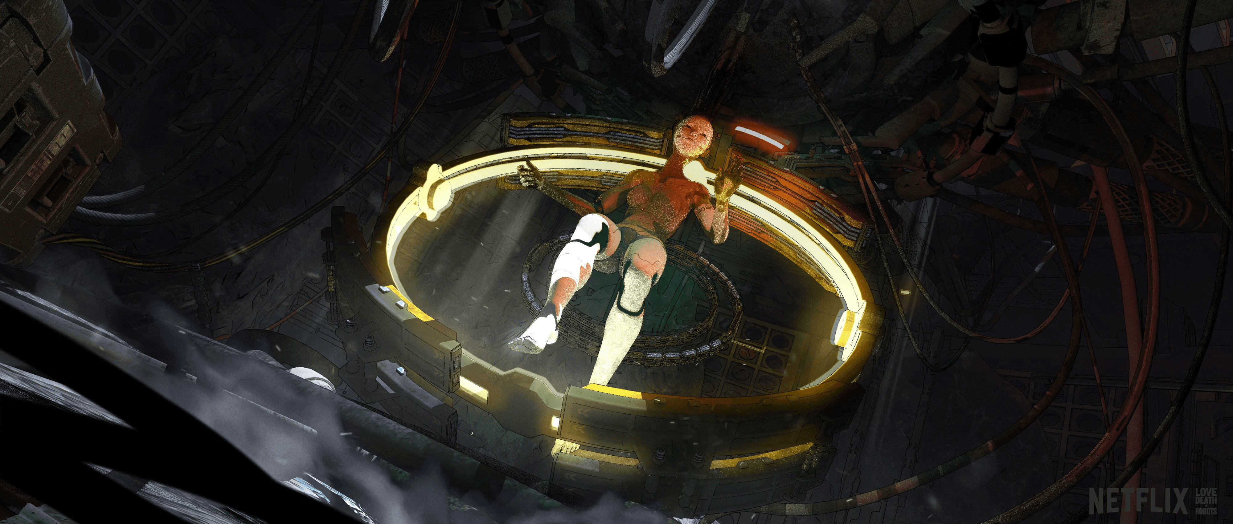 Spider-Rose visual development – detailed scene exploring mood and spatial composition