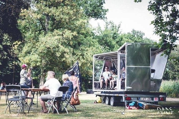 Theaterinstallatie verplaatsbaar podium