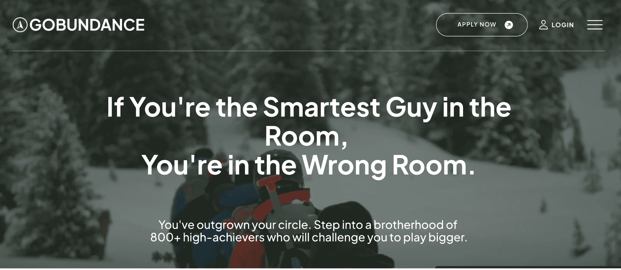 8. GoBundance: Best for real estate/entrepreneur masterminds