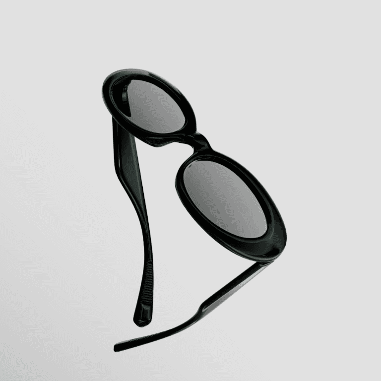 CGI glasses composition with clean aesthetics for Project Lobster campaign by Este Studio