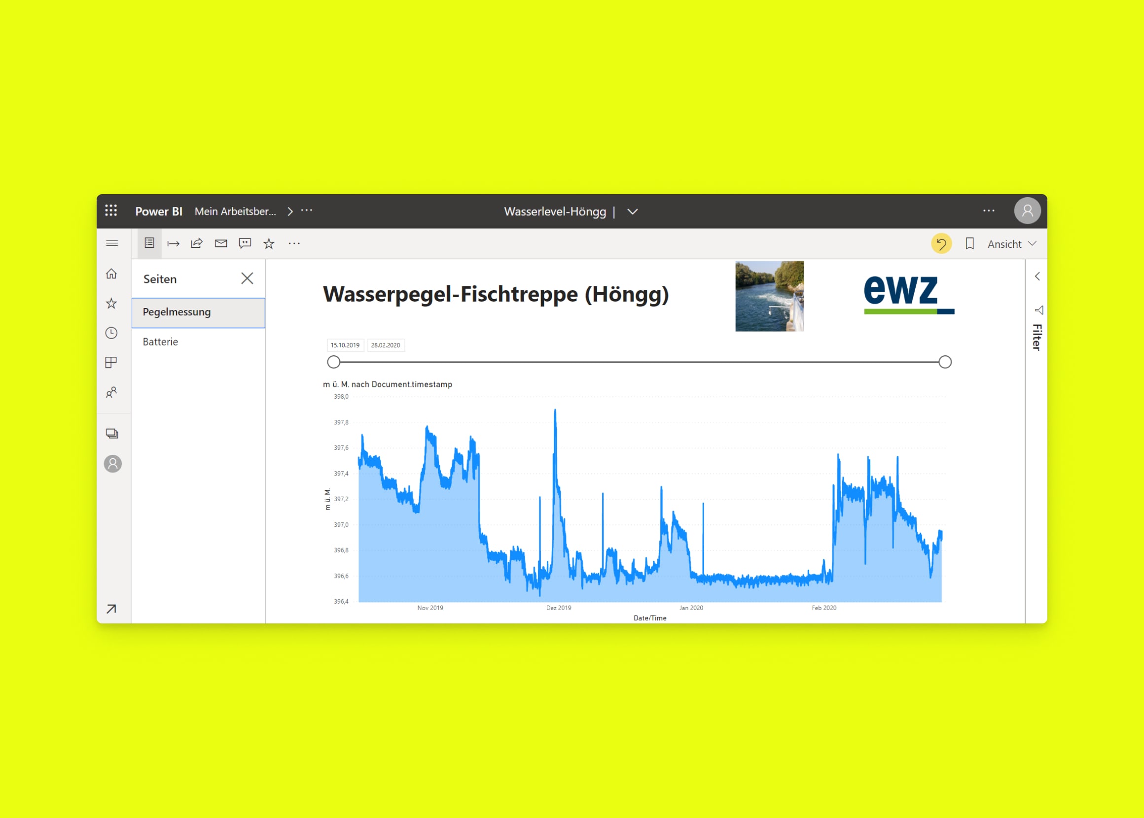 Photo of a city with abstract connectivity lines