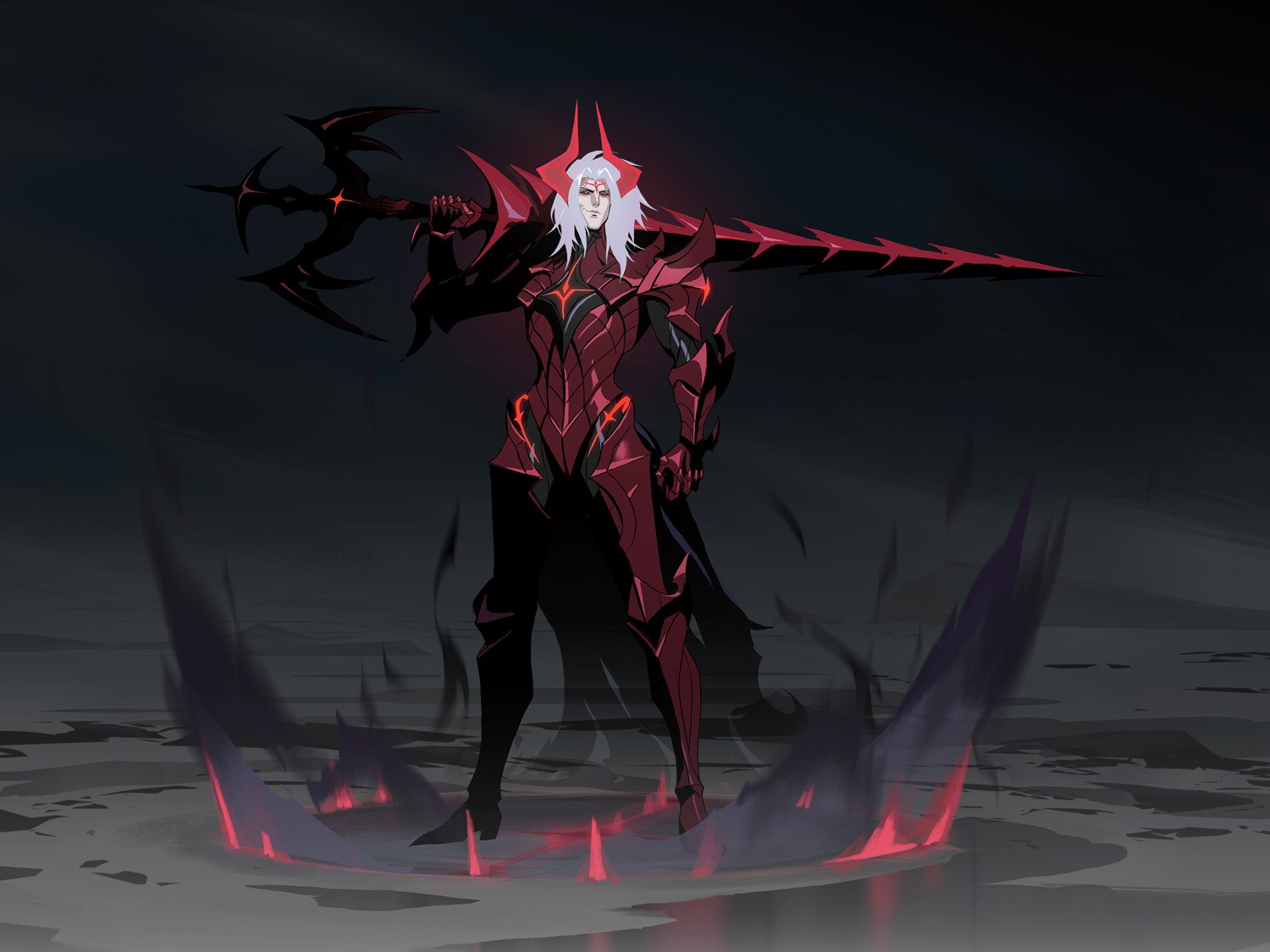 Character designs for Rowena’s sister in various costume designs.