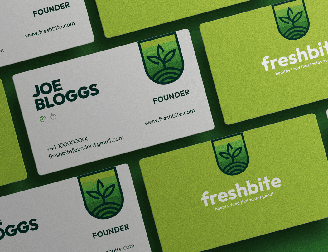 freshbite business cards