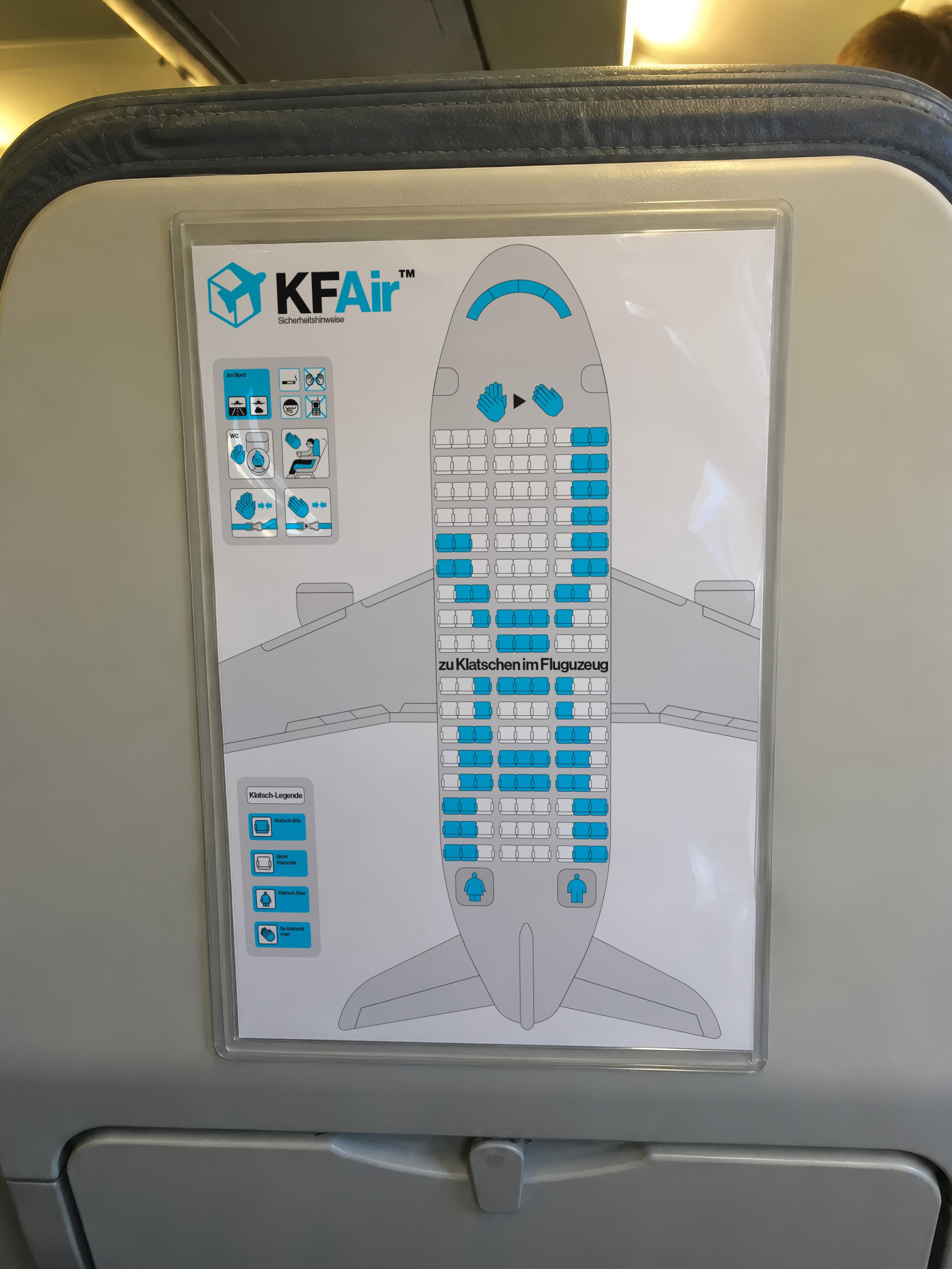 Ja zu Klatschen im Flugzeug, Poster, Matthäus Jandl