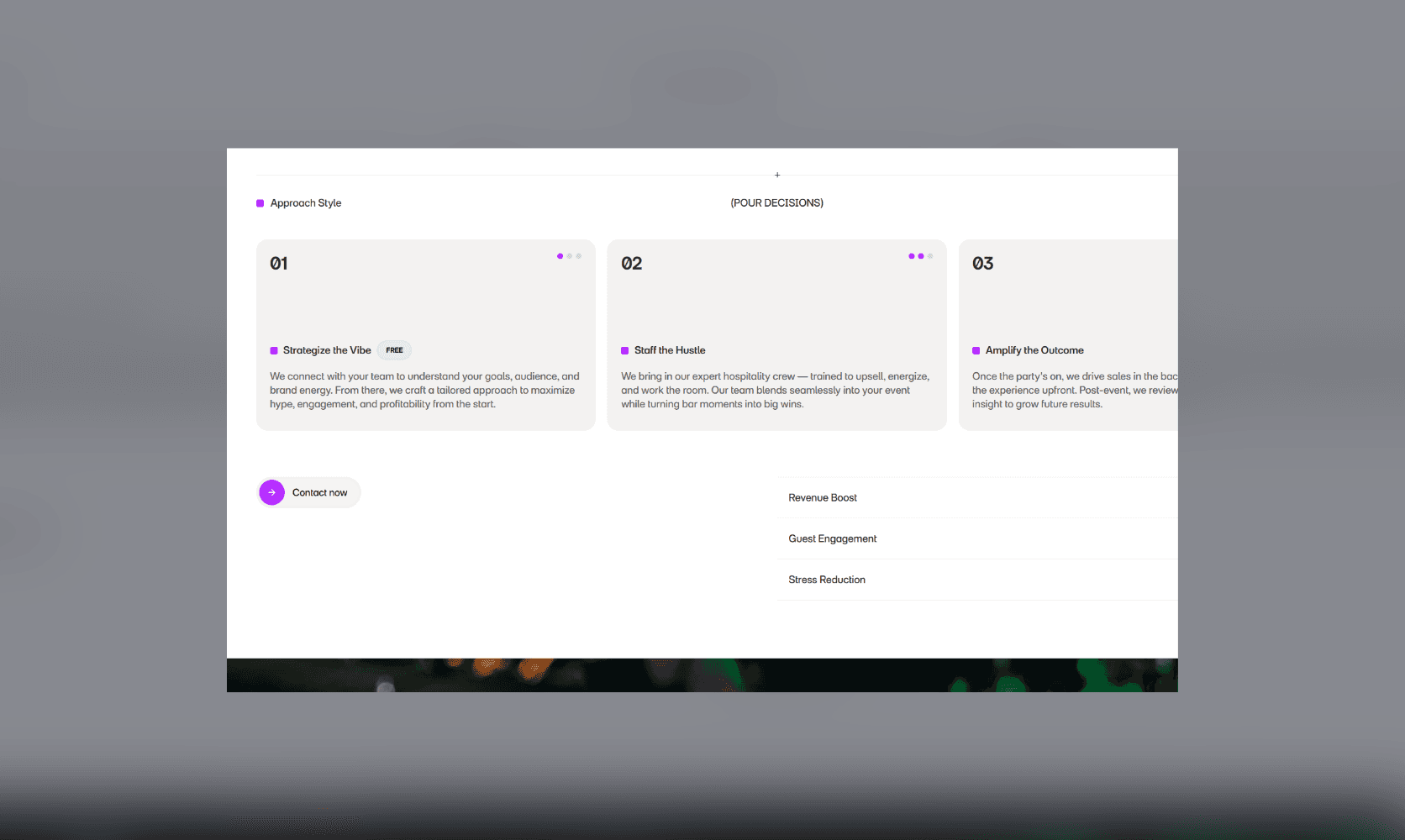 Pour Decisions Mockup