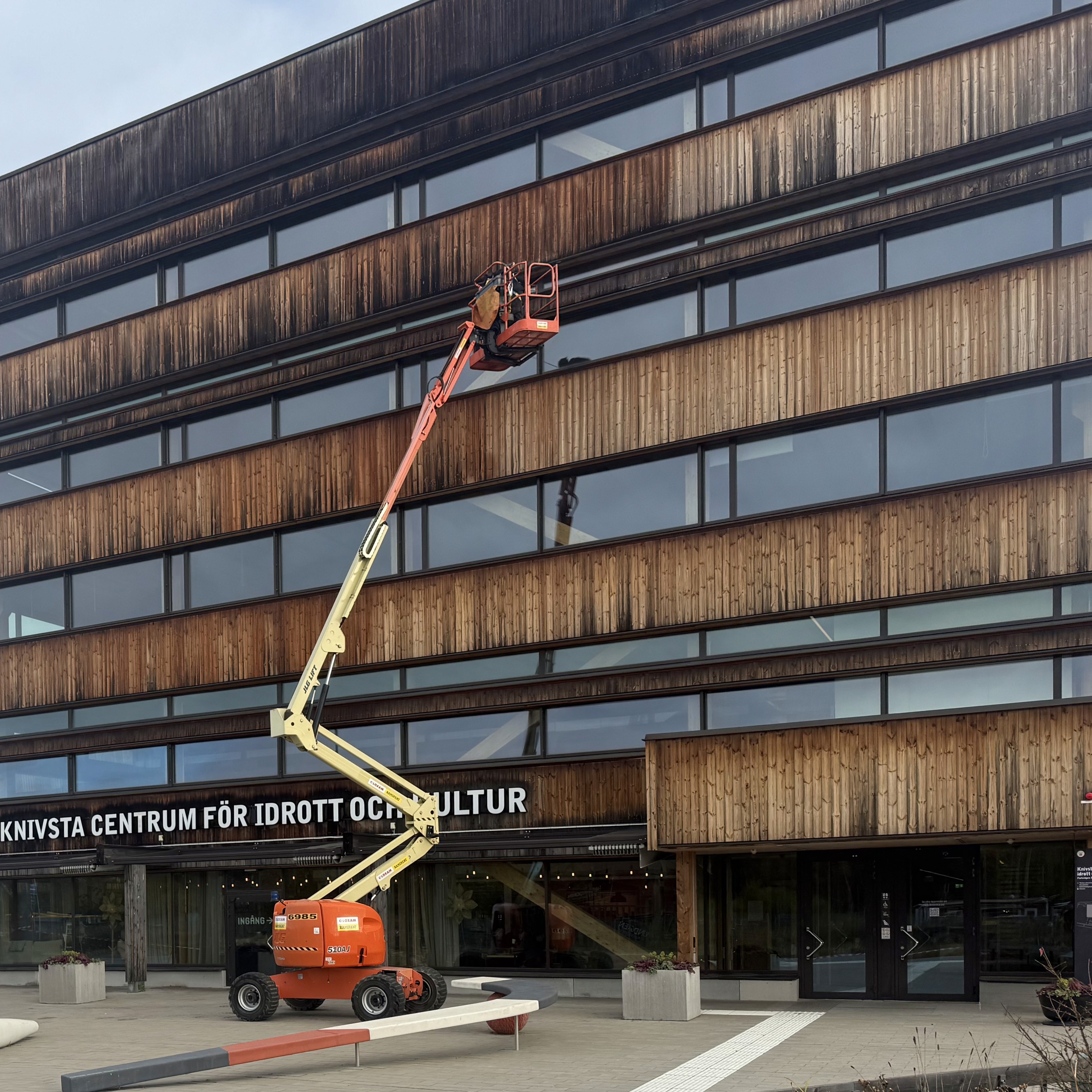 Aquafix, Fasadtvätt för BRF i Stockholm