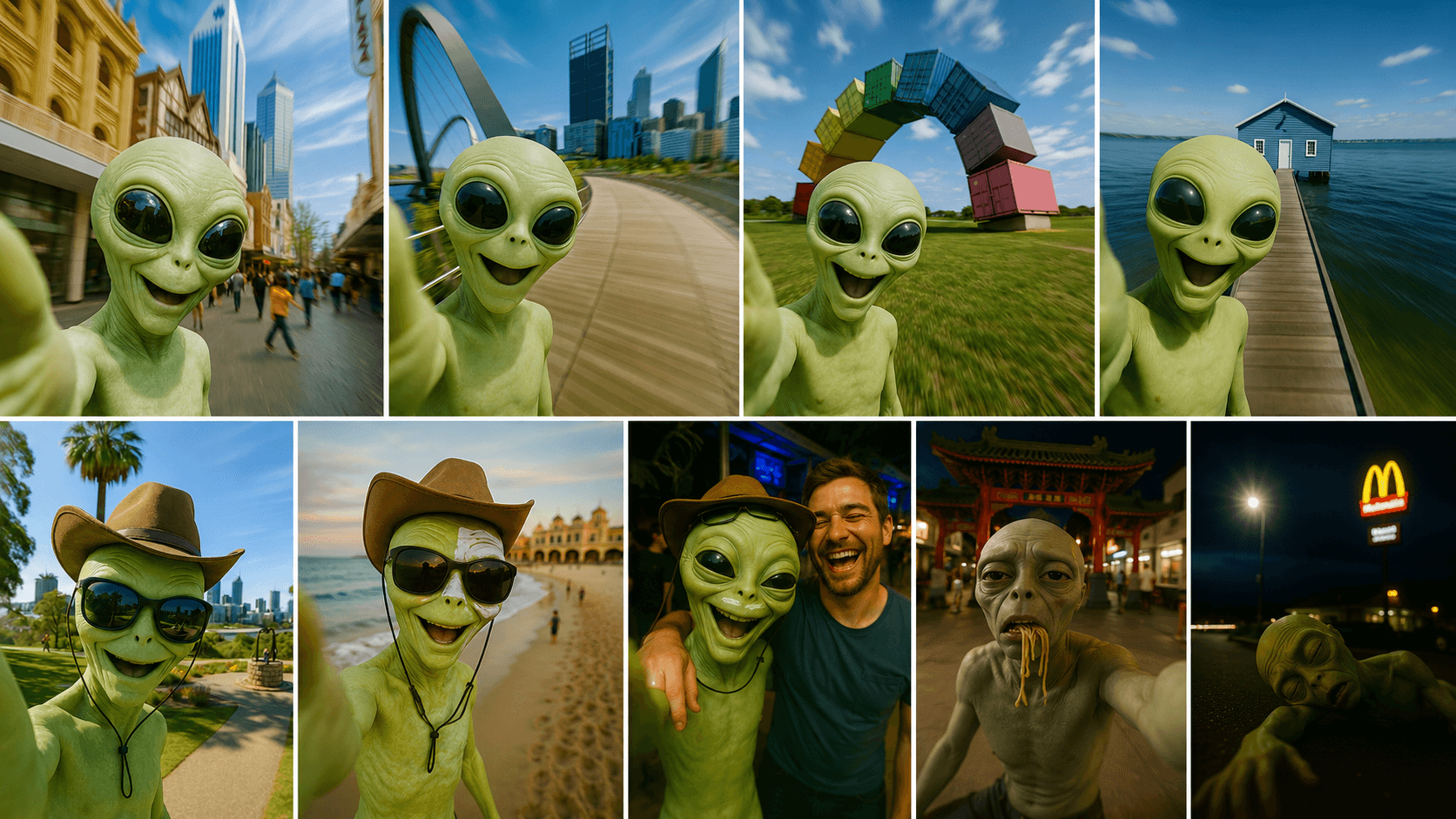 Alien visit Perth