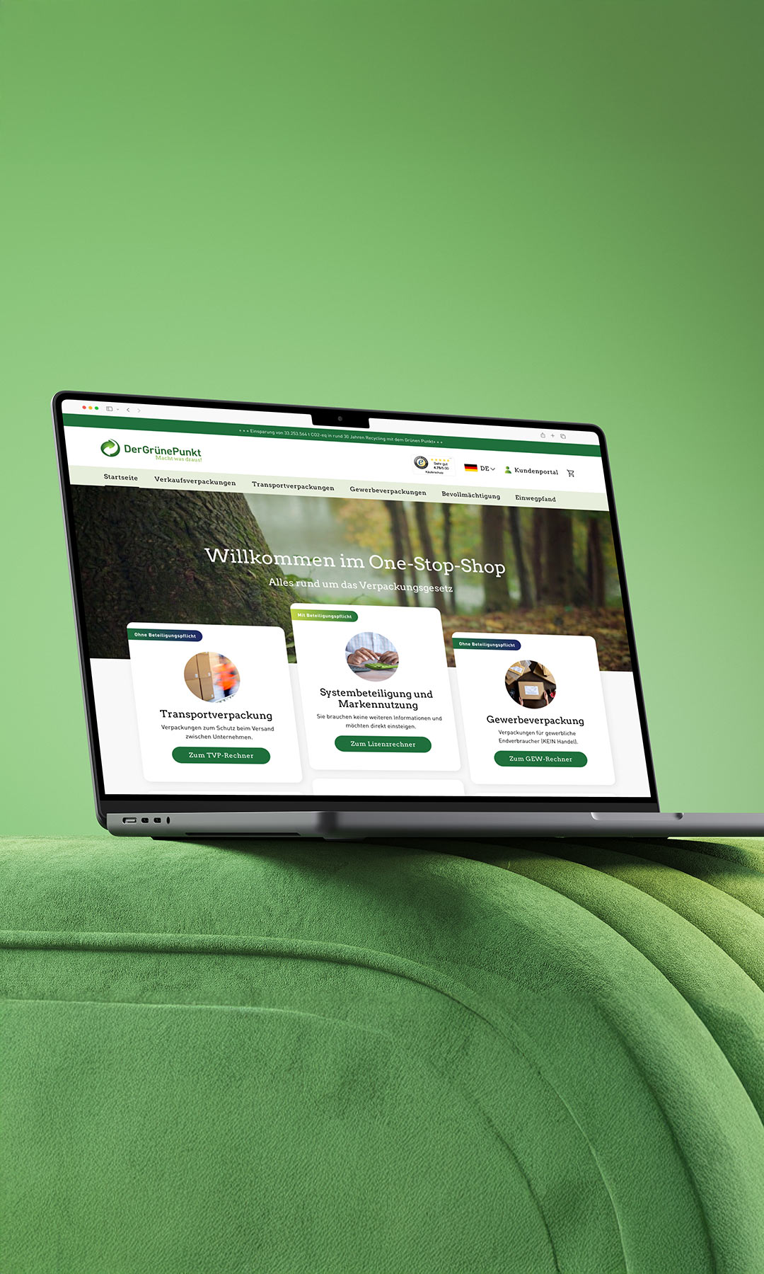 Representation web view of the Green Dot