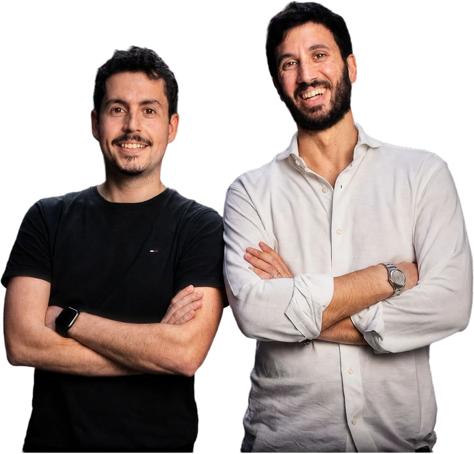 MATERIA cofounders Pasquale Corigliano (left) and Francesco Martella (right)