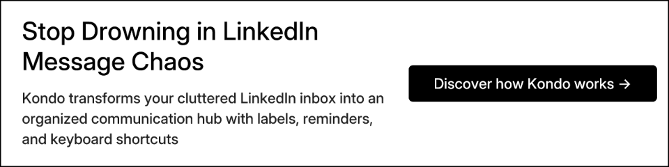 Stop Drowning in LinkedIn Message Chaos