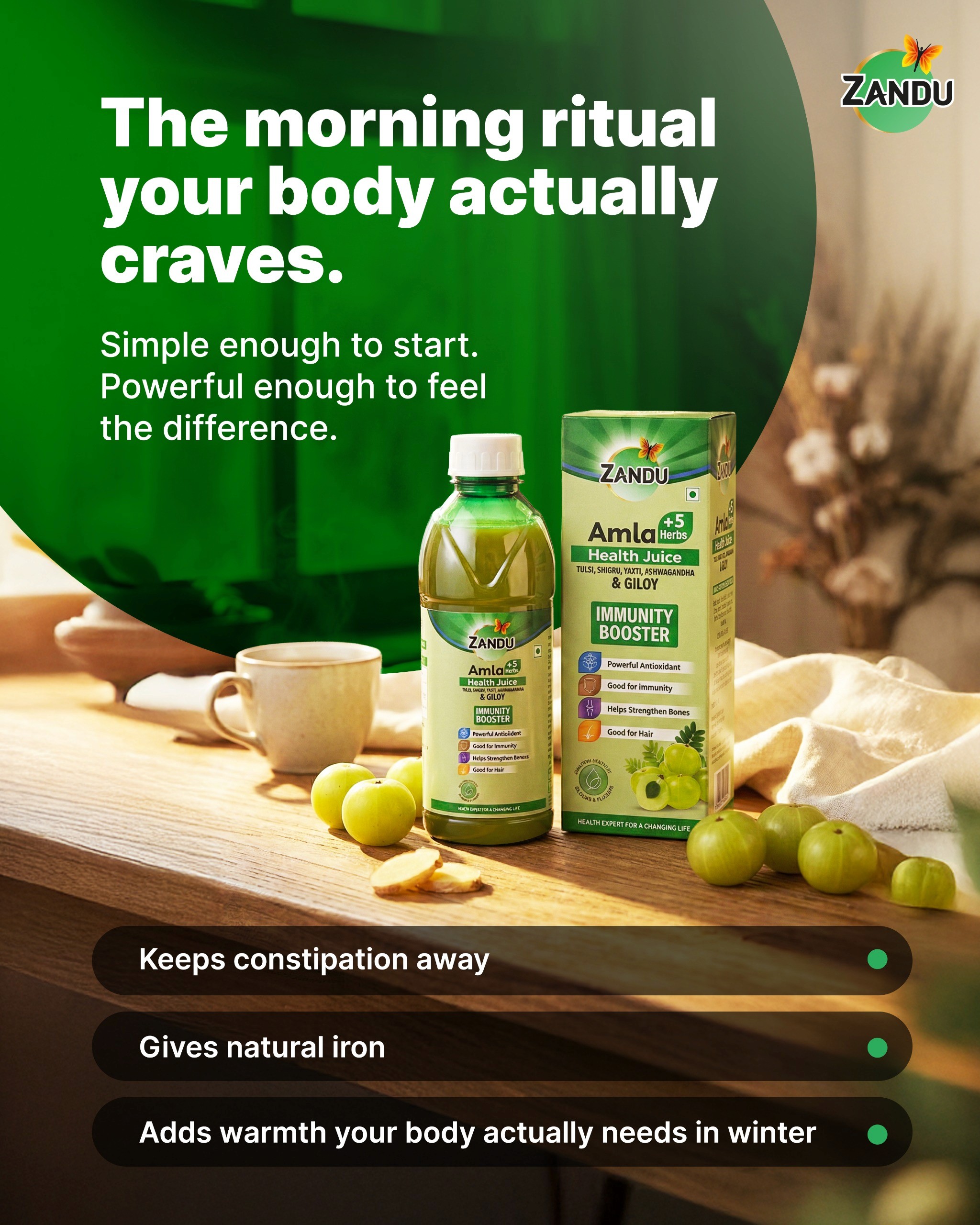 Zandu Amla Shots