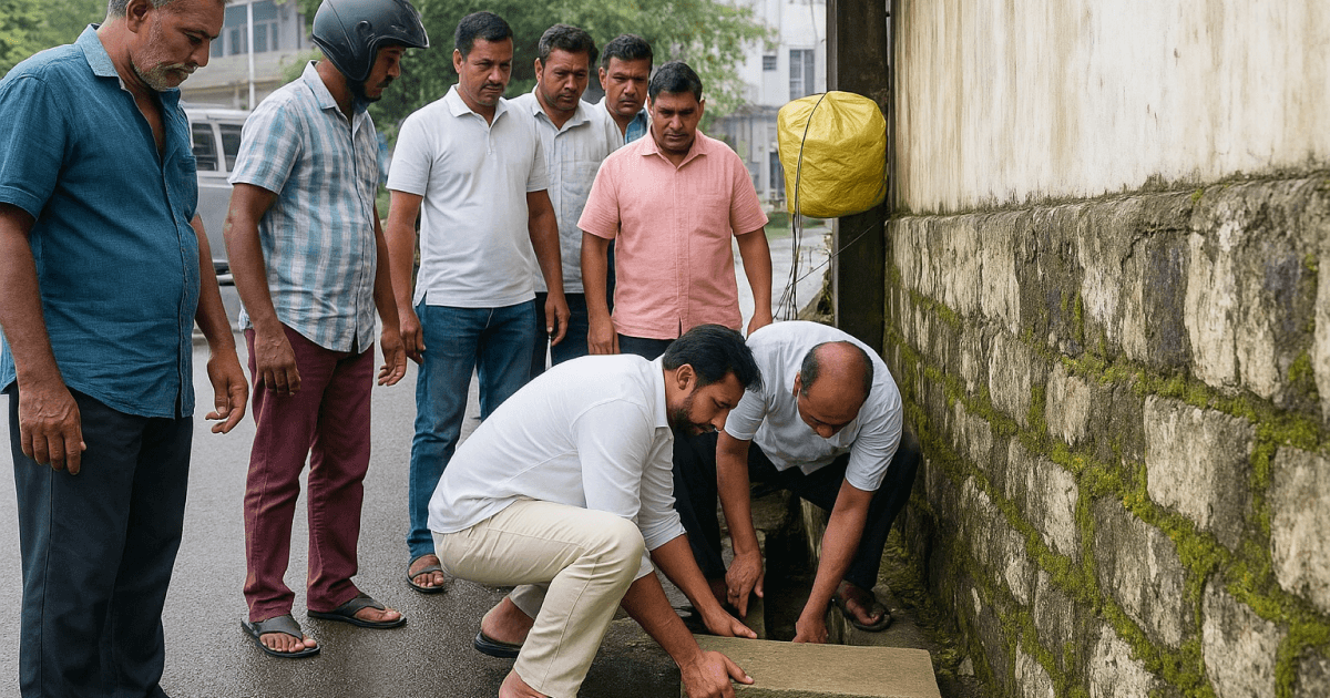 Development or Comedy? The Curious Case of Kegalle's Drain-Covering Ceremony