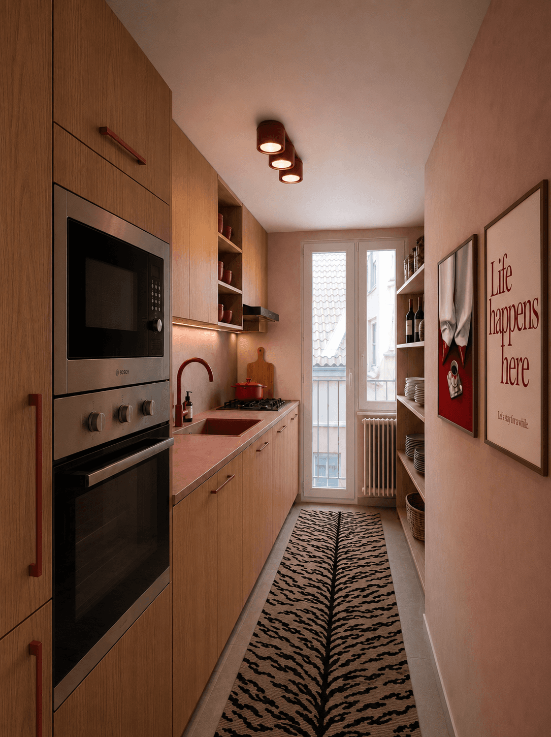 Vue complète de la cuisine AURORE