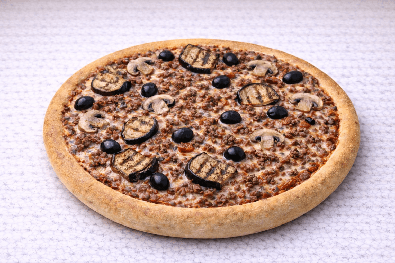 Pizza moussaka pizza time