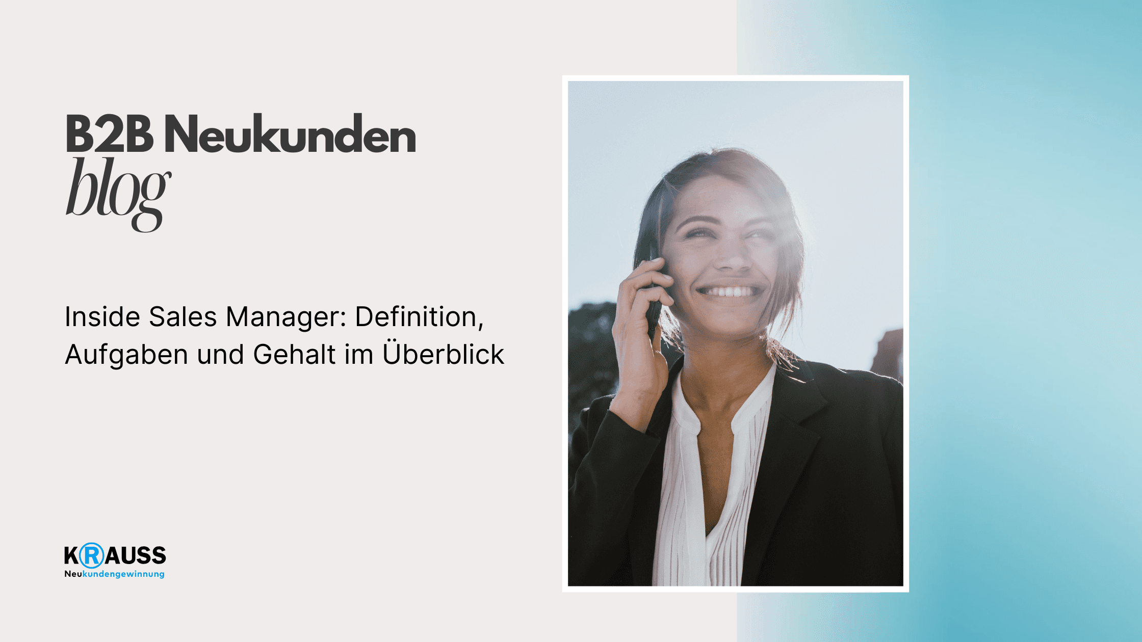 Inside Sales Manager: Definition, Aufgaben und Gehalt im Überblick