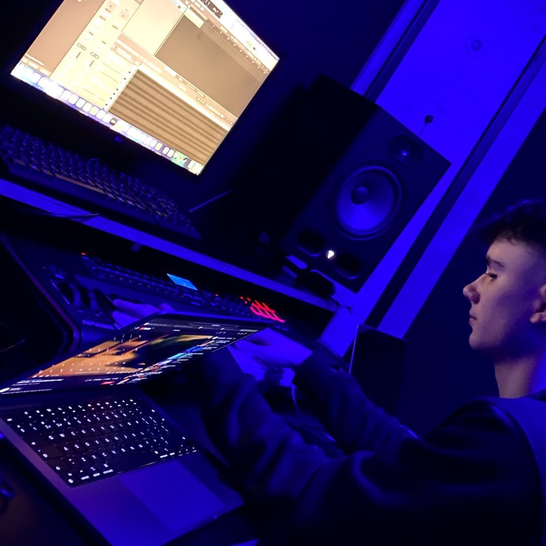 Image of a woman in recording studio