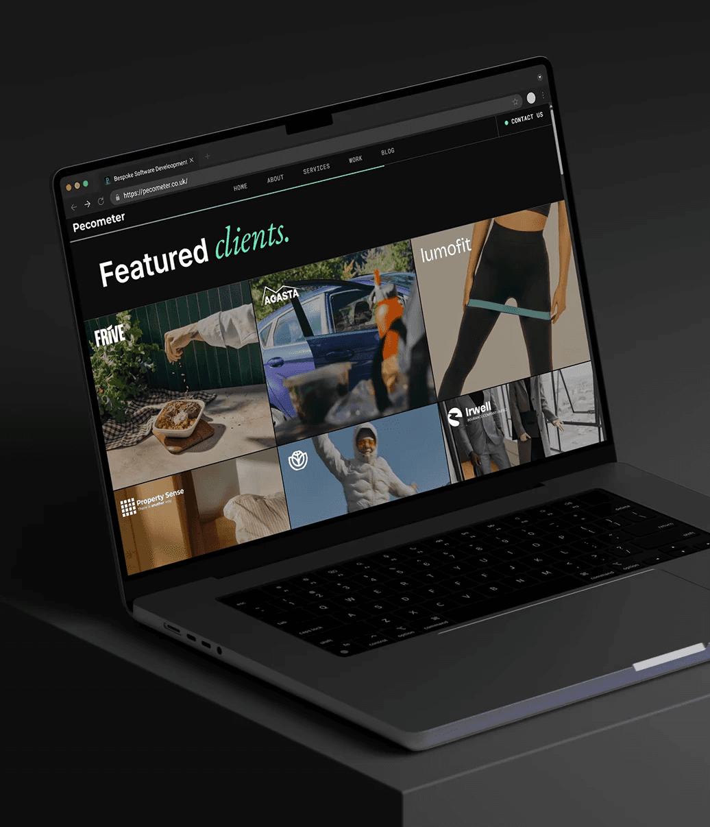 Pecometer Website Design