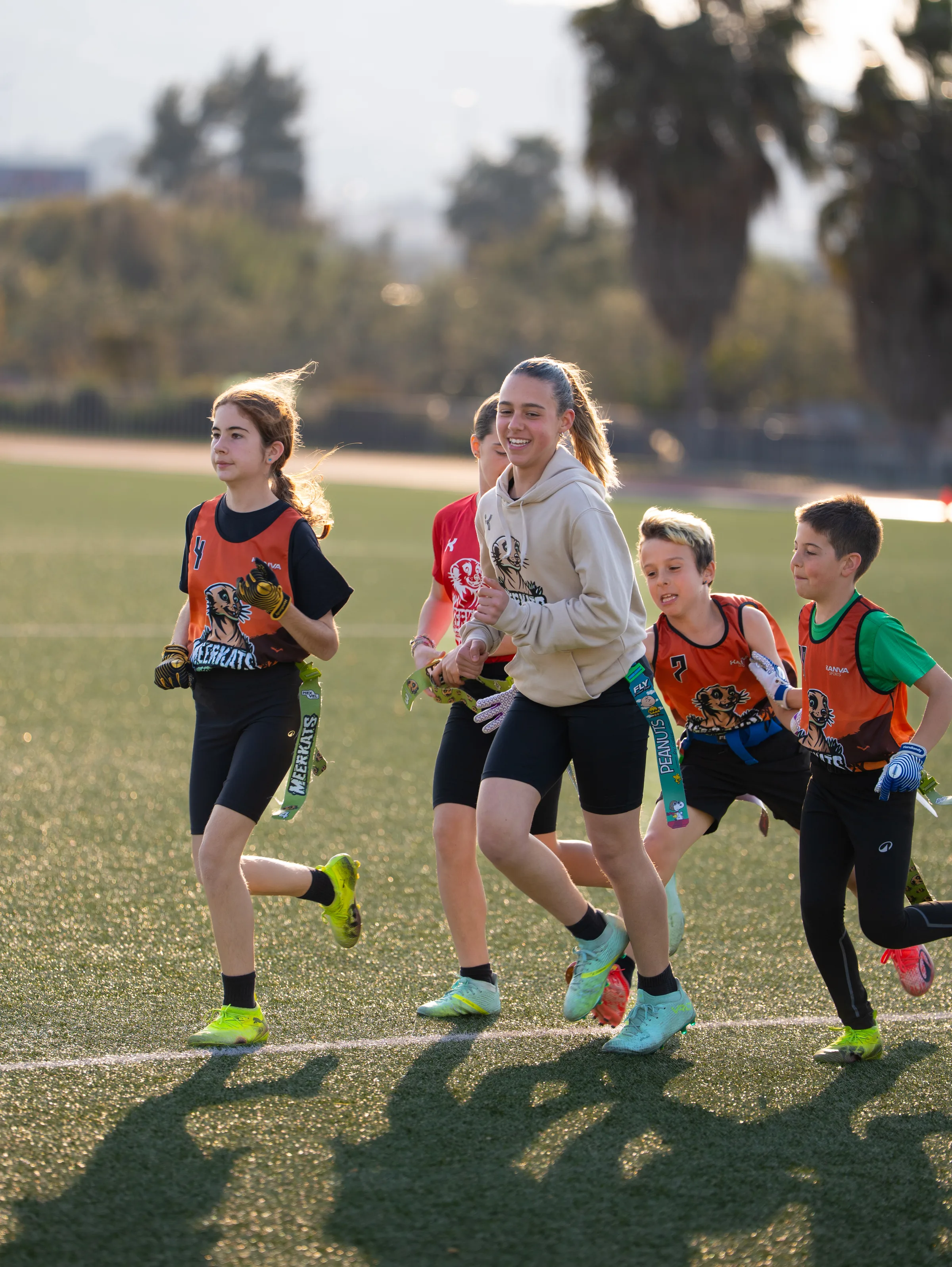 Cornellà Meerkats flag football fotografía 2026, fotografía deportes infantiles Barcelona, Nolan Pardo fotógrafo flag football