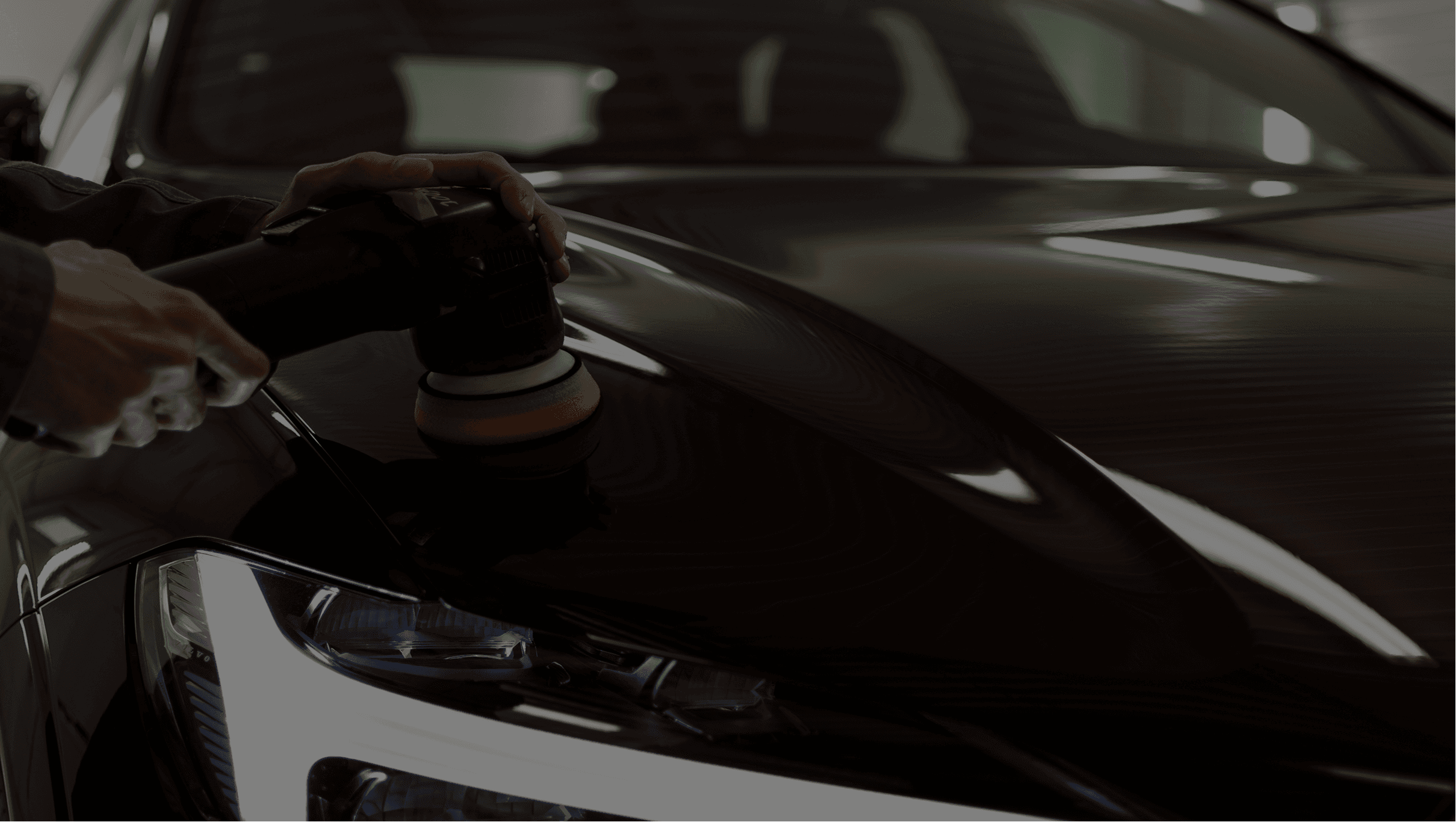 Image showing a car being buffed professionally