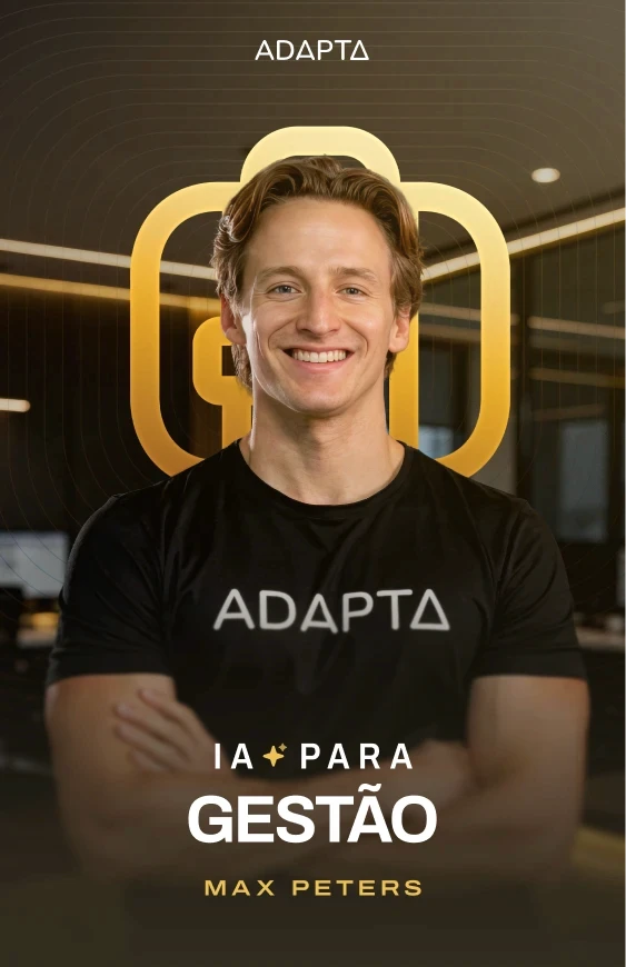 Capa do curso IA para Gestão da Adapta
