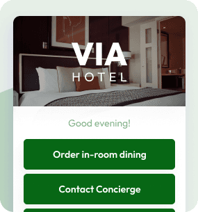 instant web app for your menu