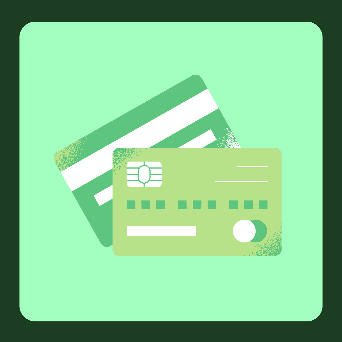 credit cards and startup accounting logo