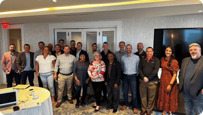 group of people in the office