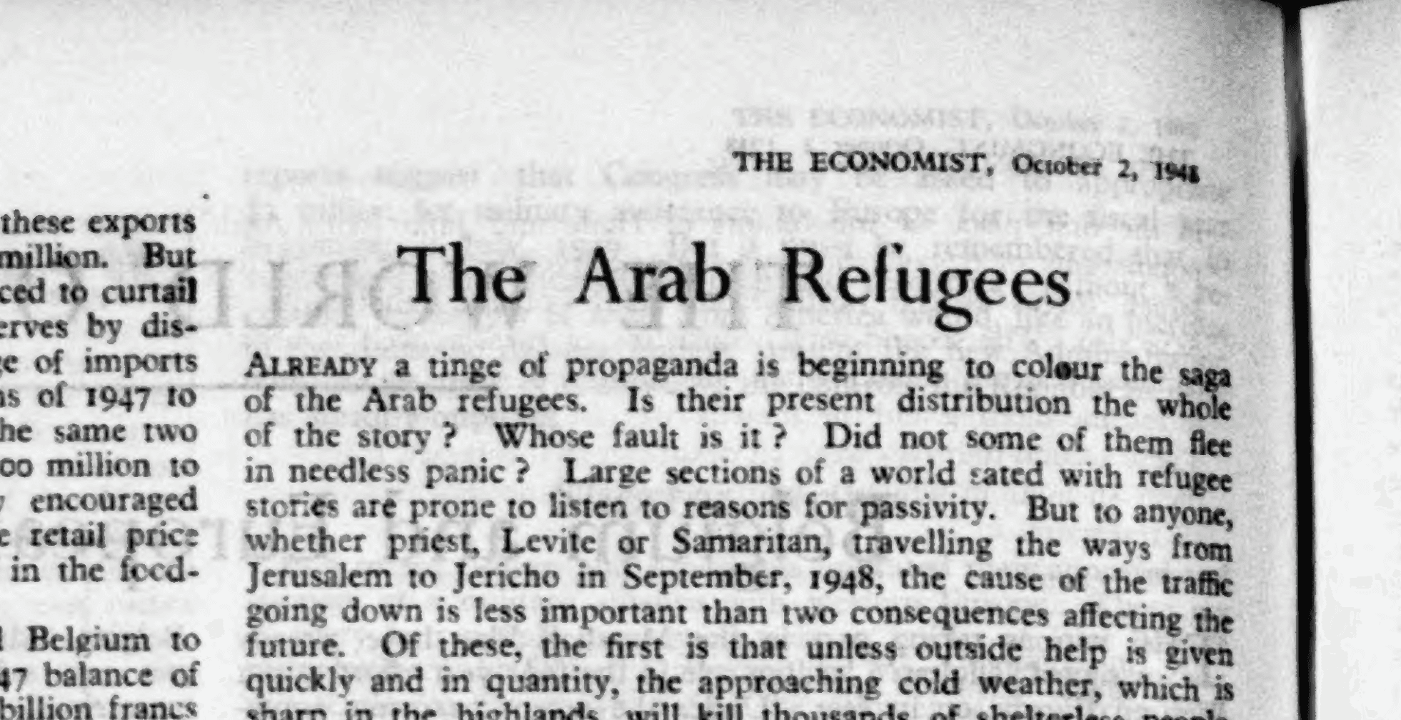 The Arab Refugees